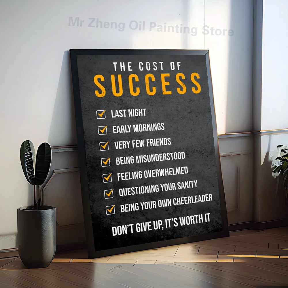 HD Motivational Success Quote Poster