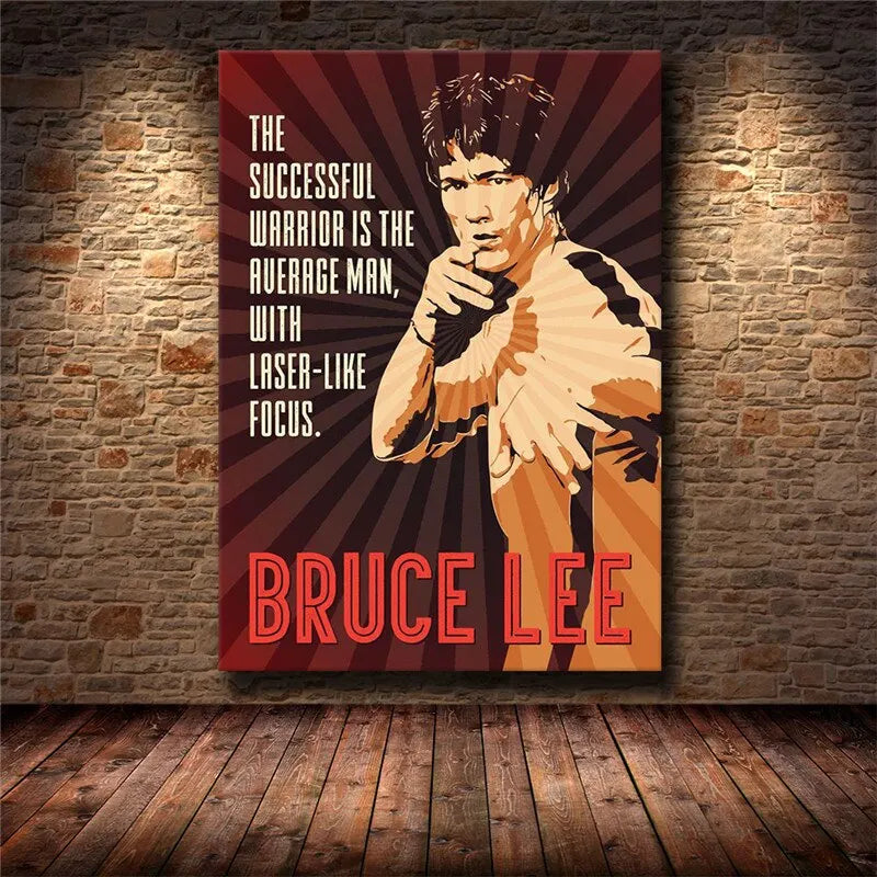 Inspirational Success Quote Canvas Wall Art