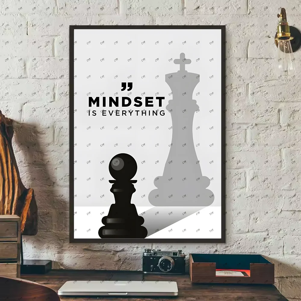 Motivational Chess Wall Poster