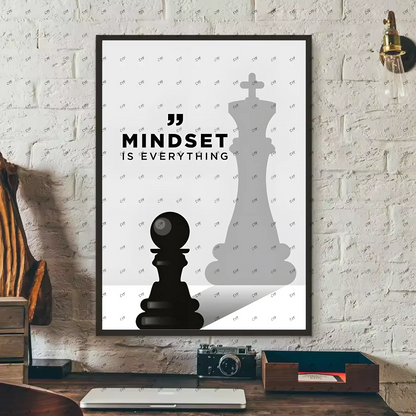 Motivational Chess Wall Poster