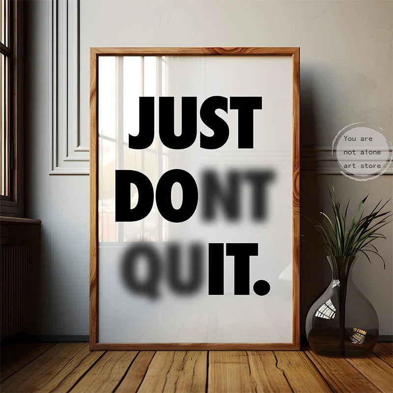 Discipline Motivational Canvas Wall Art