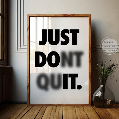 Discipline Motivational Canvas Wall Art