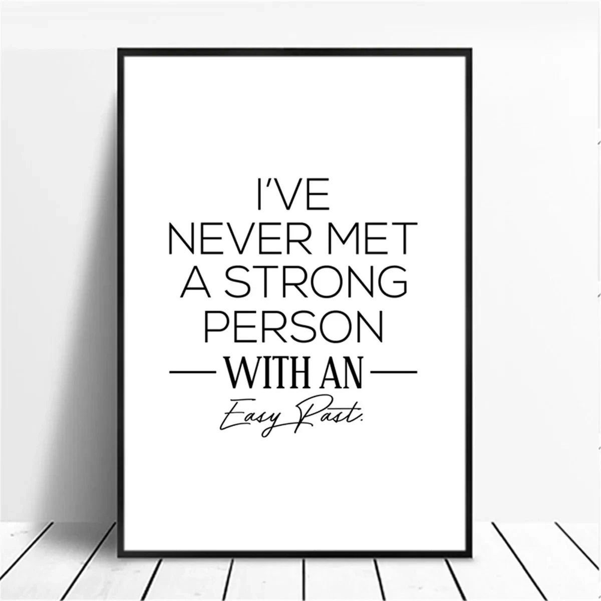 Minimalist Motivational Quote Canvas Wall Art