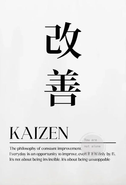 Discipline Motivational Canvas Wall Art