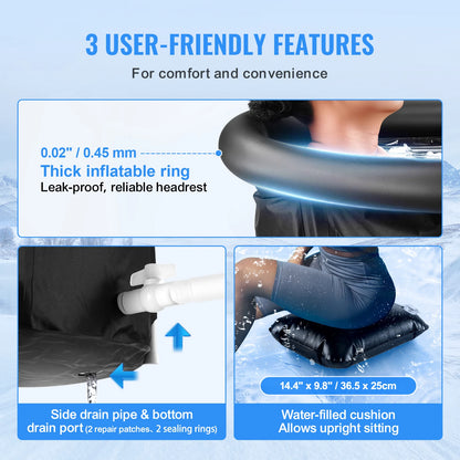 Ice Bath Tub for Cold Water Therapy Recovery