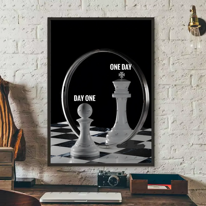 Motivational Chess Wall Poster