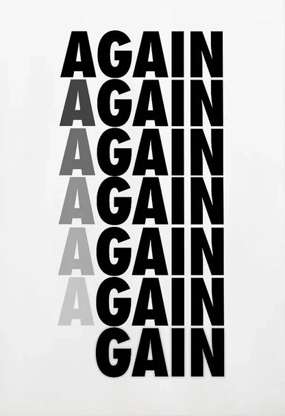 Modern Motivational Discipline Canvas Wall Art