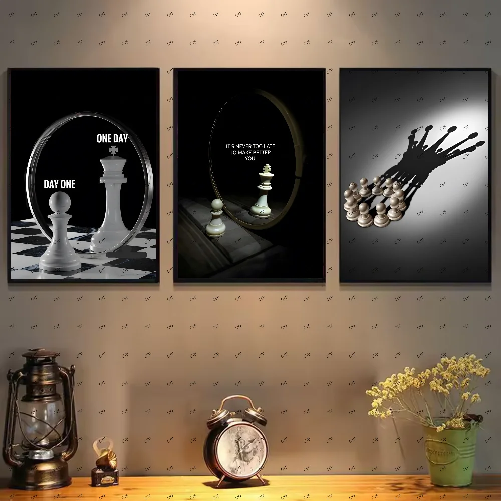 Motivational Chess Wall Poster