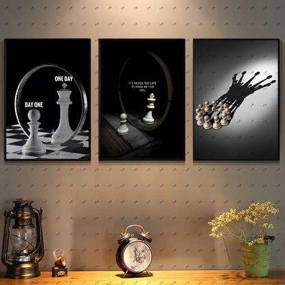 Motivational Chess Wall Poster