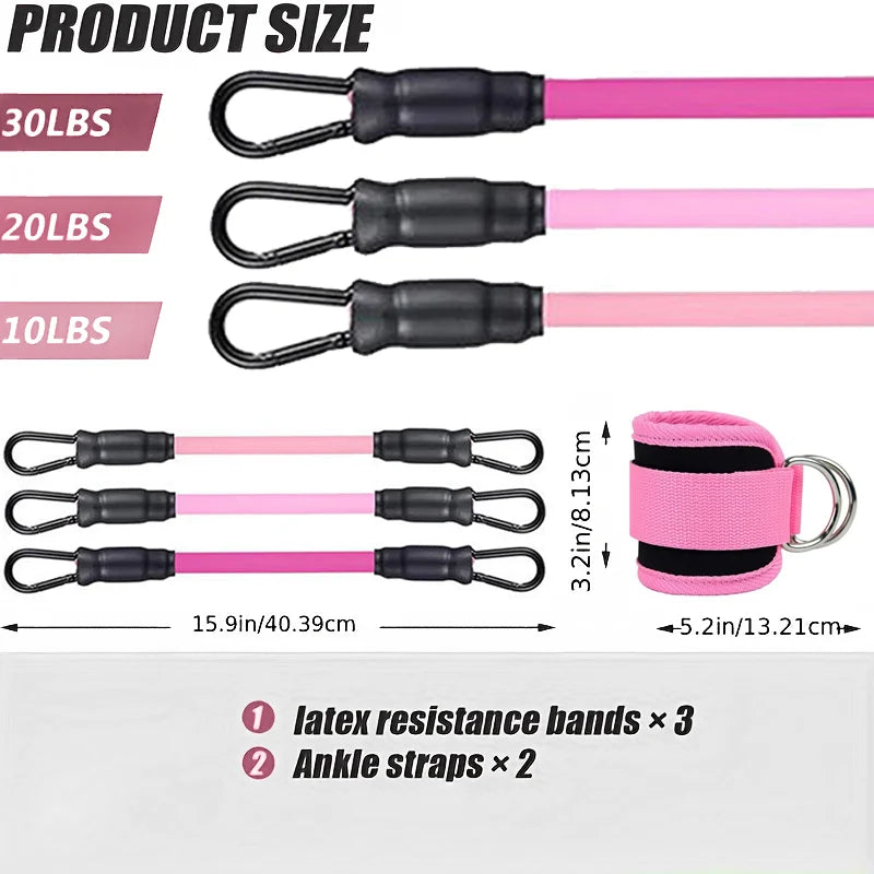 Ankle Resistance Bands Set