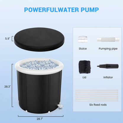 105-Gallon Inflatable Ice Bath Tub