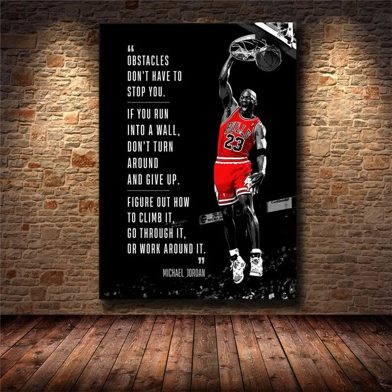 Inspirational Success Quote Canvas Wall Art