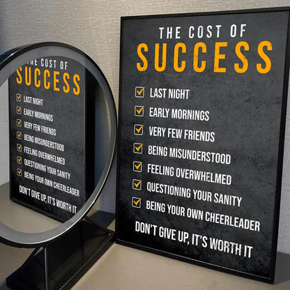 HD Motivational Success Quote Poster