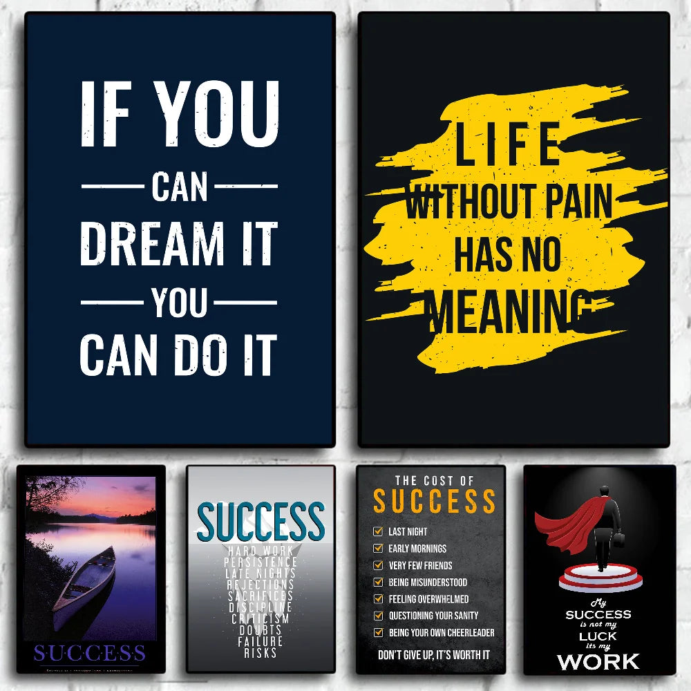 HD Motivational Success Quote Poster