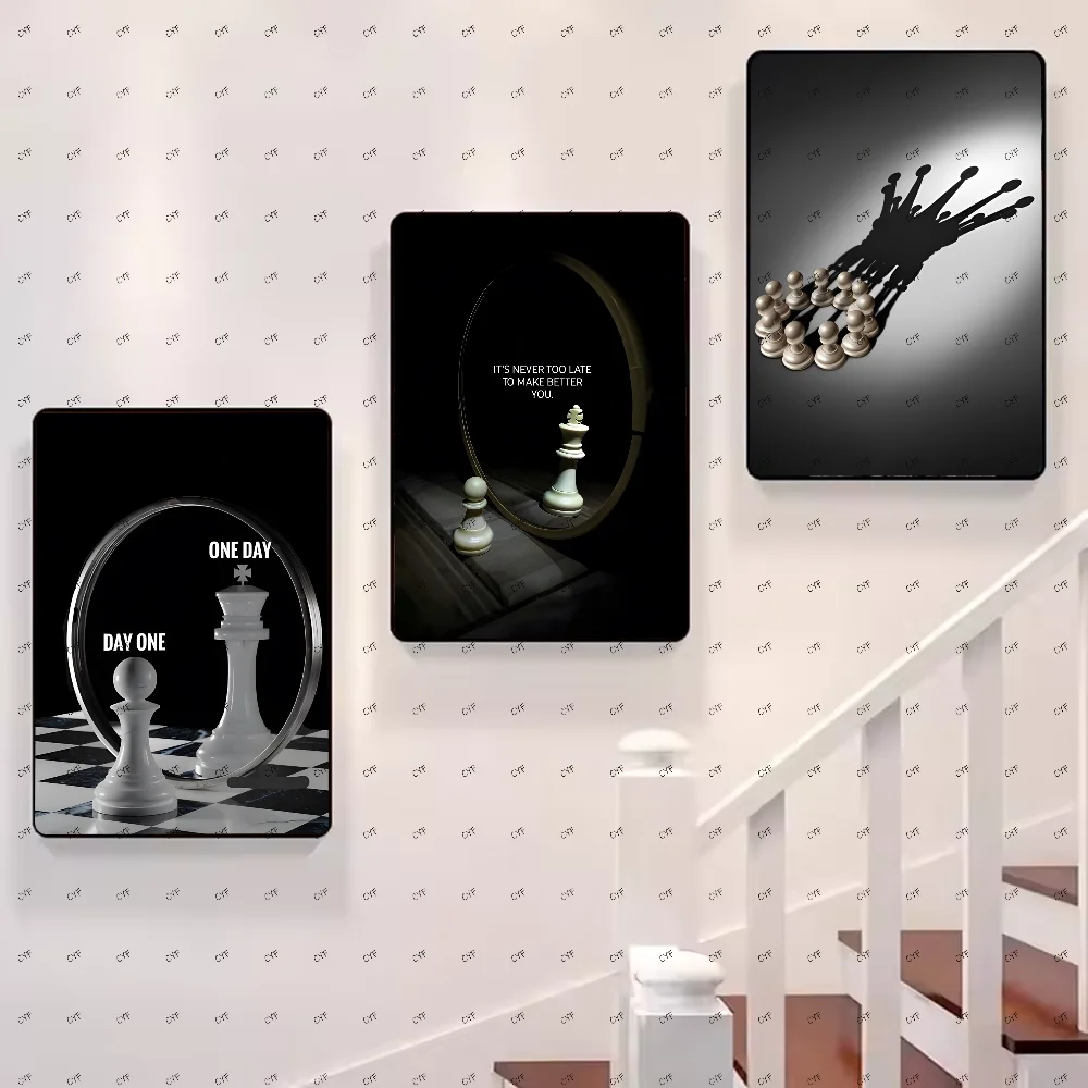 Motivational Chess Wall Poster