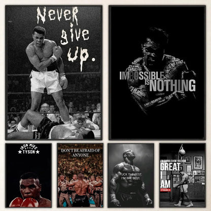 Tyson Ali Motivational Quote Poster