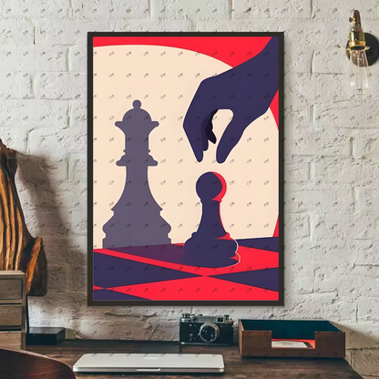 Motivational Chess Wall Poster
