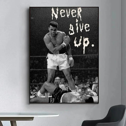 Tyson Ali Motivational Quote Poster