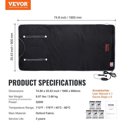 Portable Infrared Sauna Blanket