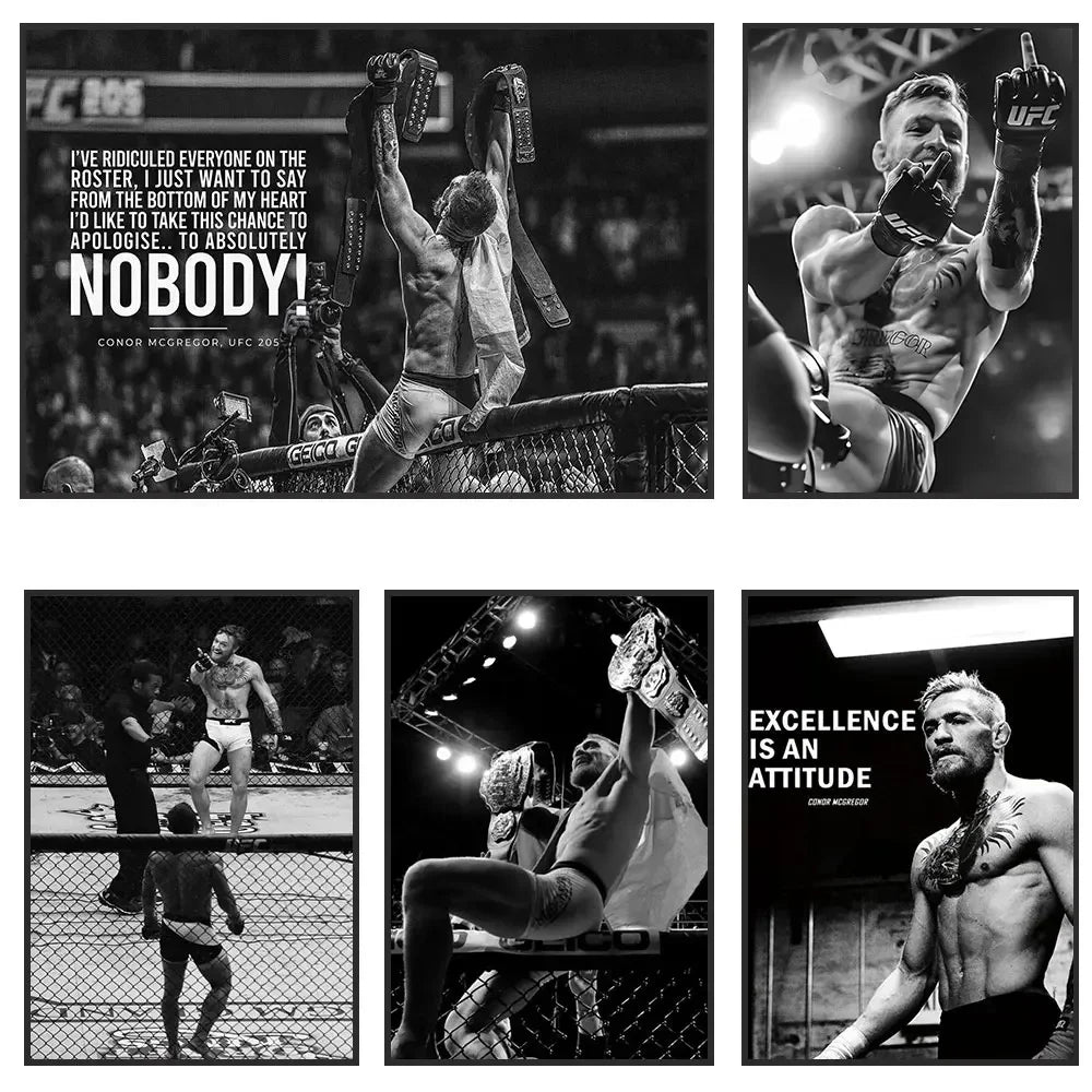 Boxer Motivational Canvas Wall Art