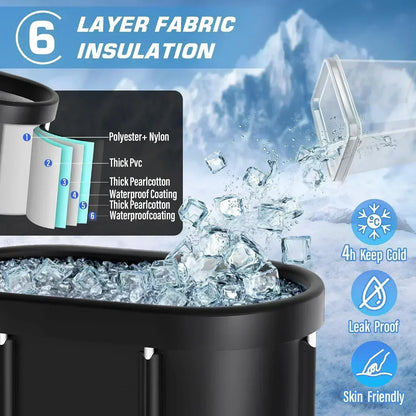 Foldable Portable Ice Bath Tub
