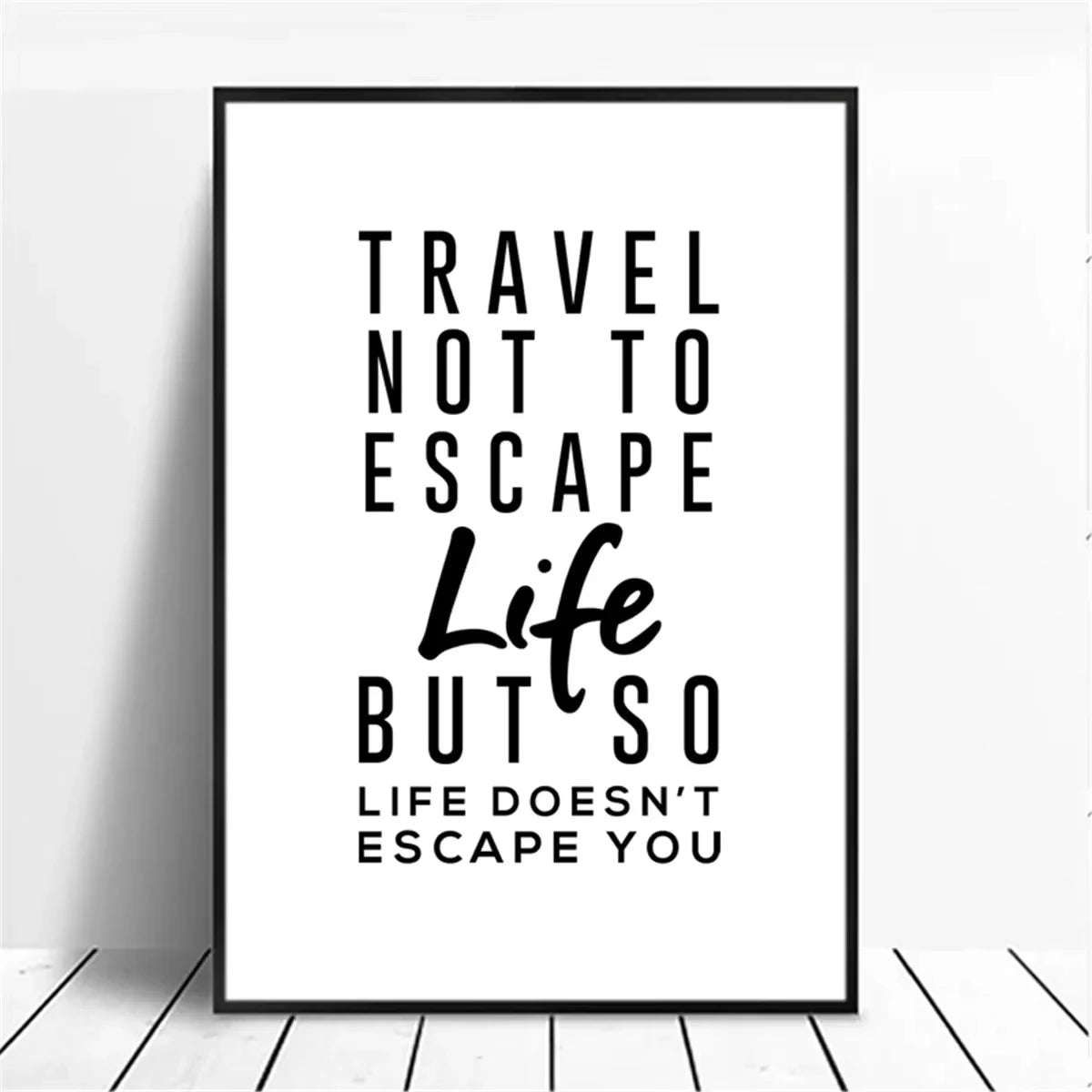 Minimalist Motivational Quote Canvas Wall Art