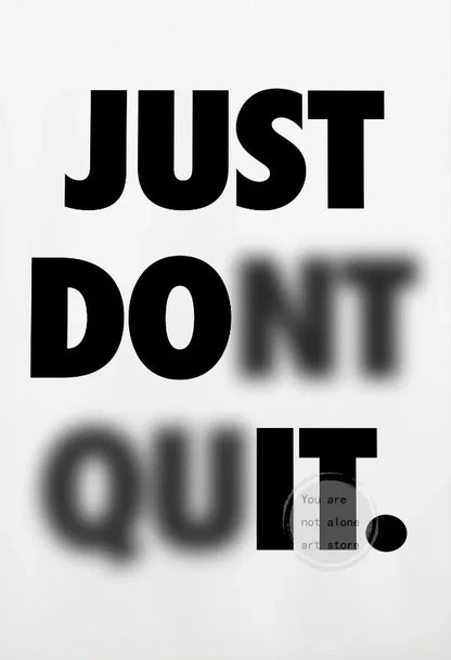Discipline Motivational Canvas Wall Art