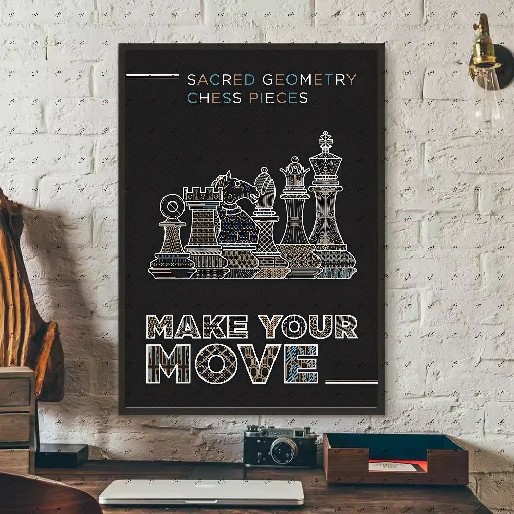 Motivational Chess Wall Poster