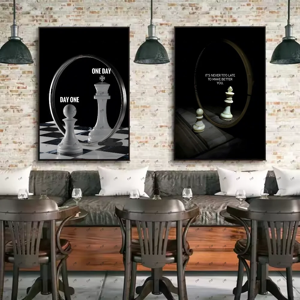 Motivational Chess Wall Poster