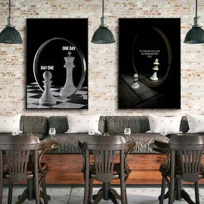 Motivational Chess Wall Poster