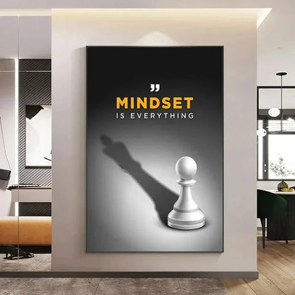 Lion Motivational Canvas Wall Art