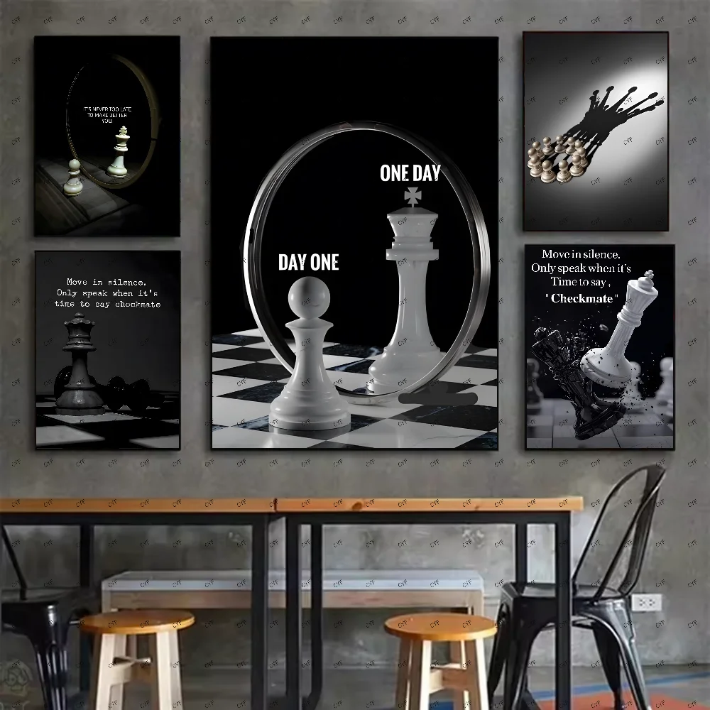 Motivational Chess Wall Poster