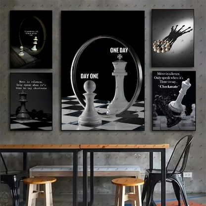 Motivational Chess Wall Poster